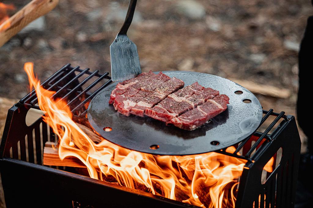 Propworks Portable BBQ Grill Fire Pit for Outdoor and Fire Pit & 2-4 People, Grill,