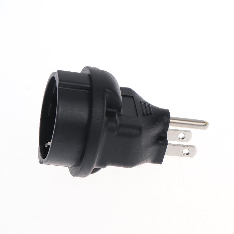 Eu To Us Converter Schuko Female To Usa Plug Adapter Us Nema 5-15P Plug To Europe Cee7/3 Schuko Receptacle Adapter