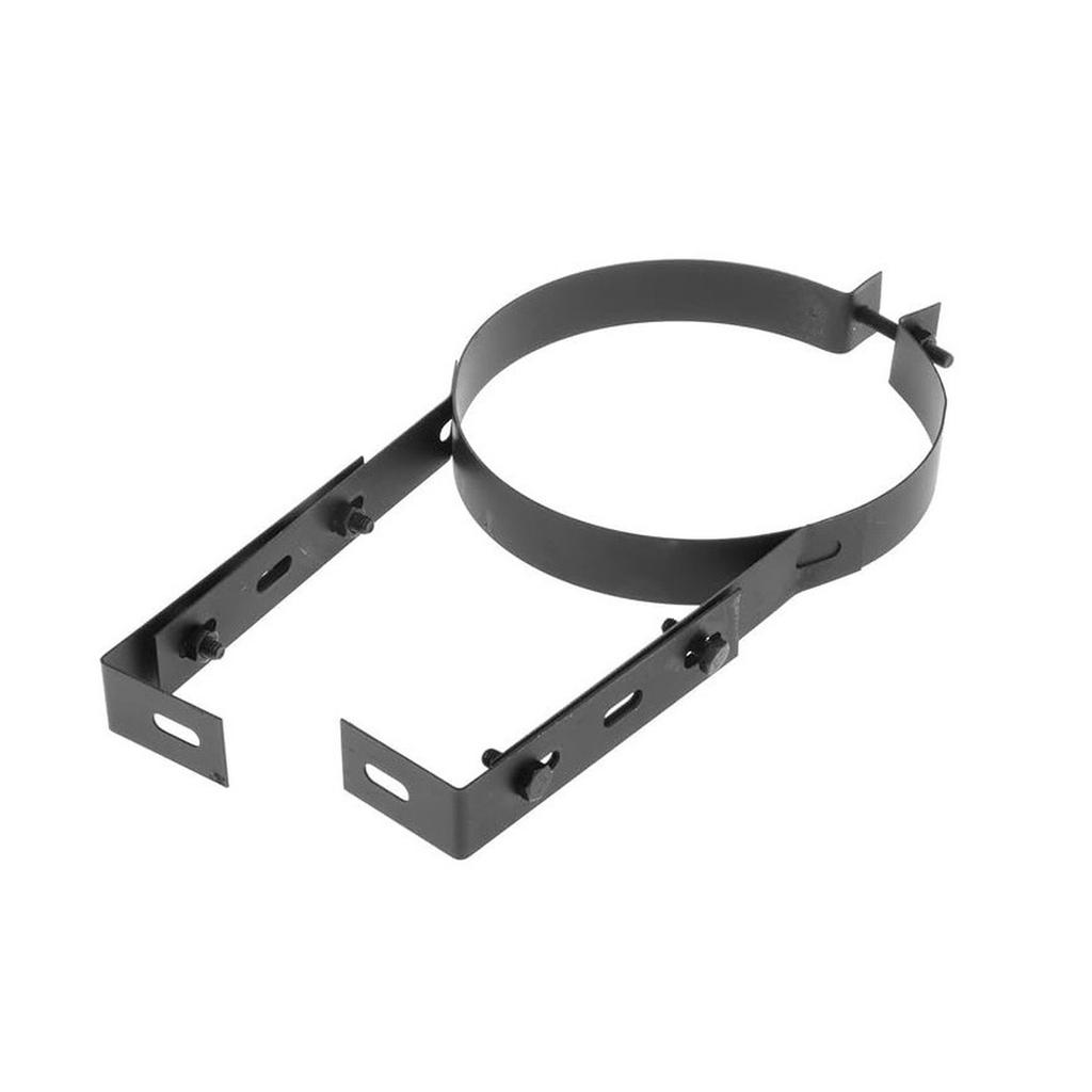 Supporto Staffa per Tubo Canna Fumaria Morsetto Fodera Canna Fumaria Robusto Regolabile Clip di Fissaggio Sospesa Appendi Tubo Stufa Accessorio Portatile Supporto a Parete in Acciaio Inossidabile