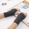Outdoor Sports Hand Protection 1 Pair Half Finger Gloves for Women, Breathable Sun Driving Gloves, Anti Slip Cycling Mittens Non Lightweight Athletic