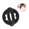 Penis Scrotum Ring Comfortable Wearing Easy To Clean Silicone Premium Dick Delay Ejaculation Penis Sleeve for Bedroom