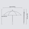 Fan Umbrella With Safety Net Yarn 3 Fan Blowing Clear Cool Air Durable Materials Vinyl Fabric More
