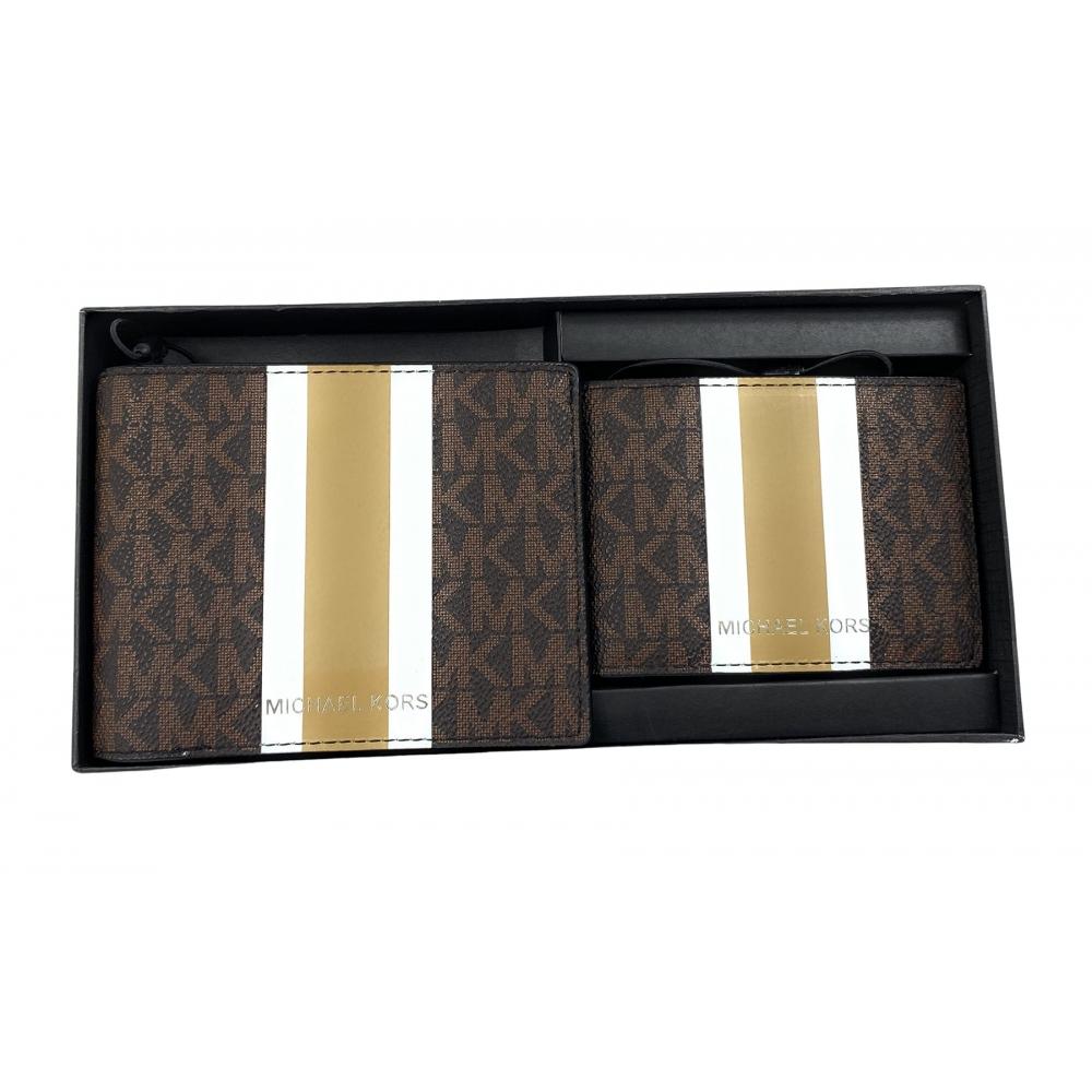 

Мужской подарочный кошелек Michael Kors MK VC Signature