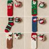 Elk Mid Tube Socks Santa Claus Christmas Tree Pendant Classic Women's Floor Socks  Christmas