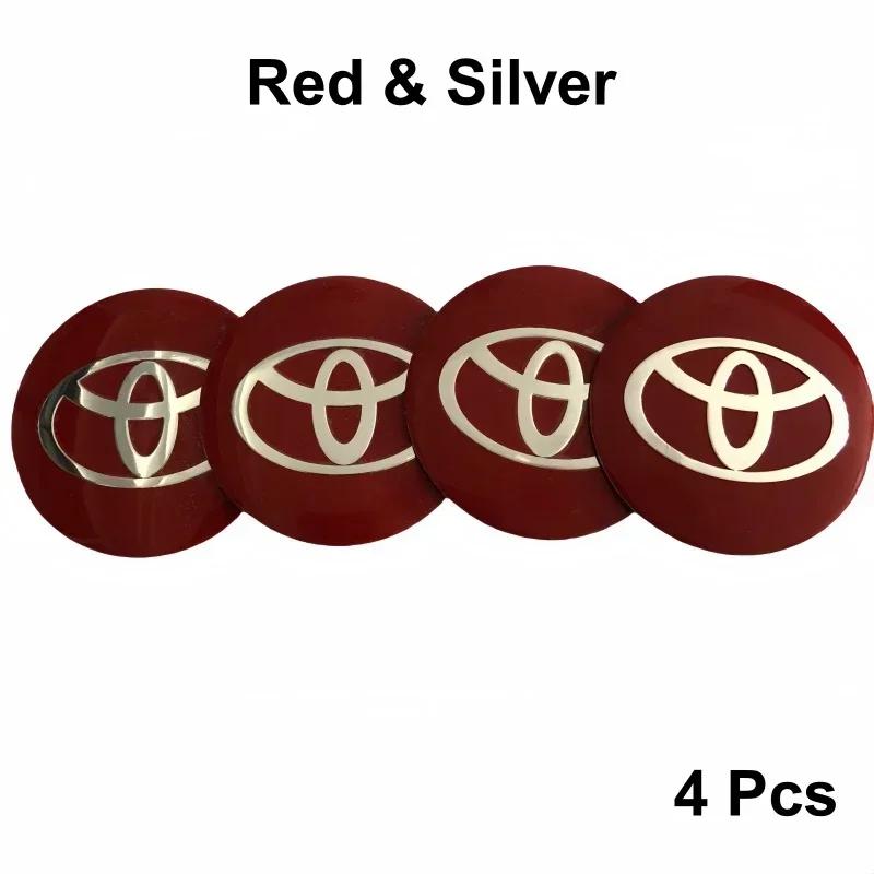 

56mm Car Tyre Wheel Center Hub sticker Badge Emblem For Toyota logo Corolla Camry Yaris Rav4 Hilux C-hr stickers Accessories