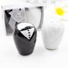 Cartoon Wedding Couples Salt Jars Cute Ceramic Seasoning Jars  Party Event