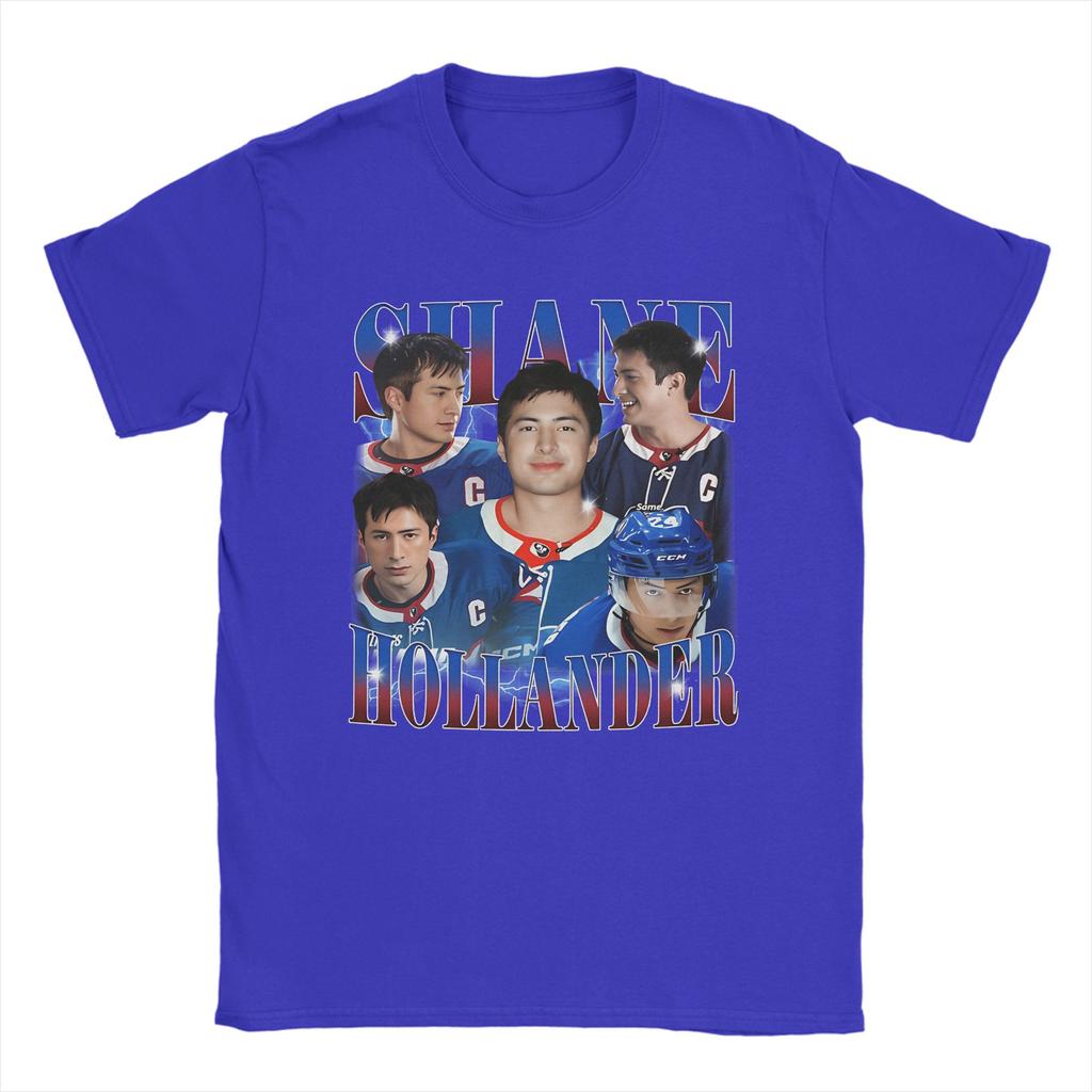 Vintage Ilya Rozanov leckt Shane Hollanders Gesicht T-Shirt Herren Rundhals Baumwolle T-Shirts Erhitzte Rivalität Kurzarm T-Shirt