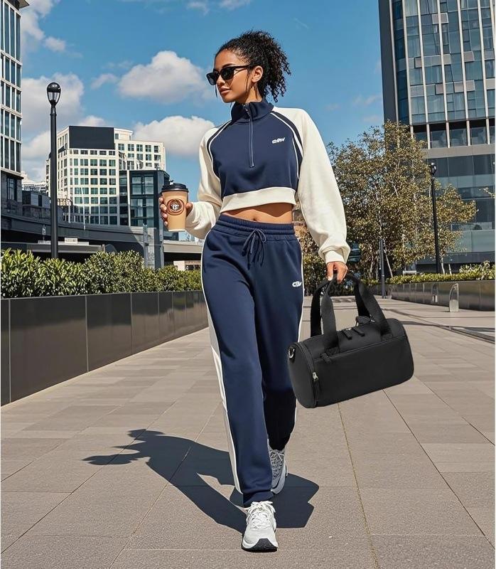 Gym Bag with Wet Dry Separation – Large Capacity Travel Tote , Lightweight Shoulder Bag & Handbag for Gym, Yoga, Swimming, Casual & Weekend Getaway
