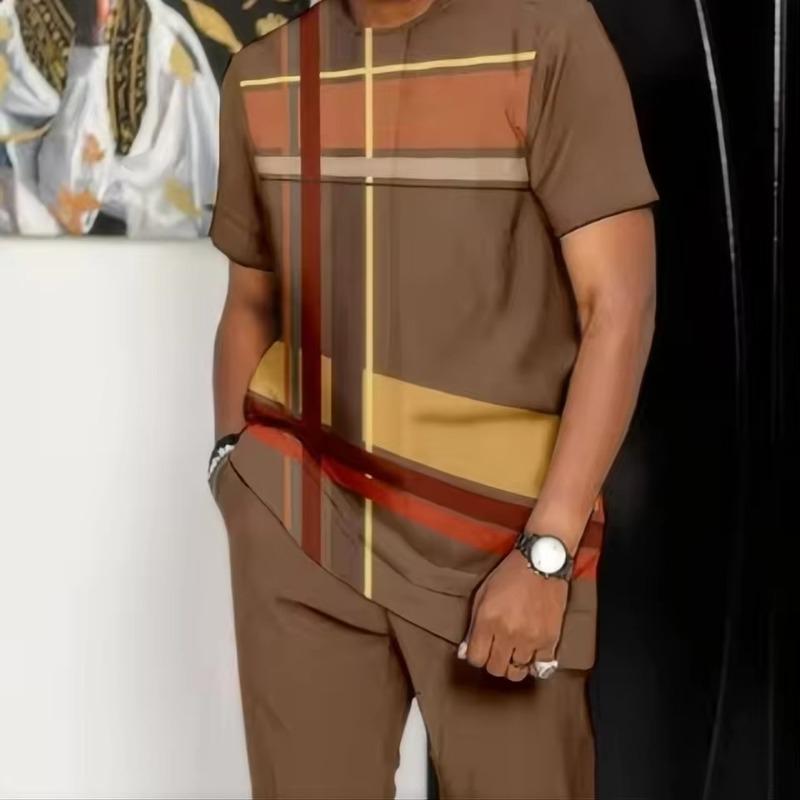 Summer Men's Casual T-shirt Street Fashion Short Sleeve Harajuku Graffiti 3D Printed Full Match Round Neck New Tops