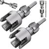 Pipe Thread Cutting Tool Integrated Internal & External Pipe Threading Tool Electric Drill Compatible Pvc Pipe Threader Kit