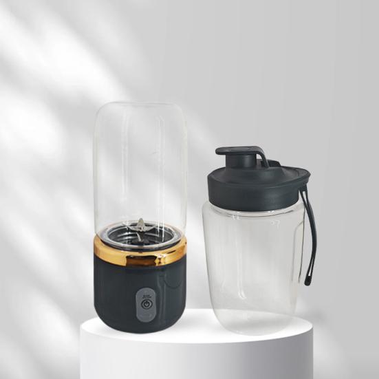Frullatore Portatile 360W per Frullati e Smoothie 6 Lame Autopulente Tazza Spremiagrumi 400ml Ricaricabile Frullatore per Smoothie per Cucina Viaggio Palestra