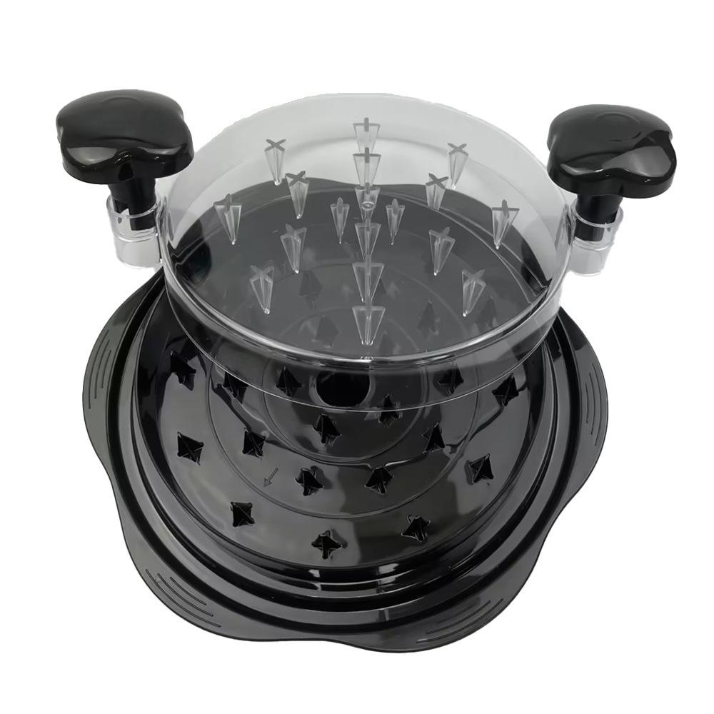 Chicken Shredder and Mincer with Transparent Lid - Meat Grinder and Slicer Machine