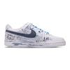 Nike Court Vision 1 Abrasion Resistant Breathable Low top Skateboard Shoes Men's White Gray Blue DH2987-101(Team656-QD)