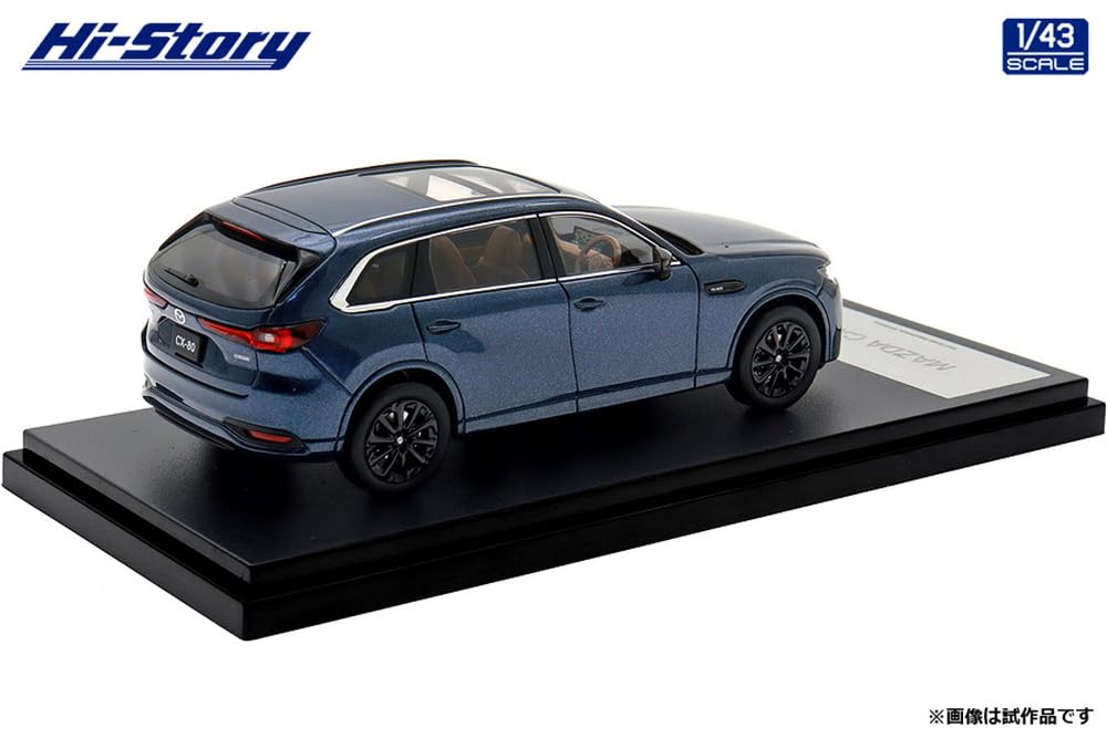 Inter Allied Hi Story MAZDA Deep Crystal Blue Mica Finished Product HS494DB 1/43 CX-80 (2024)