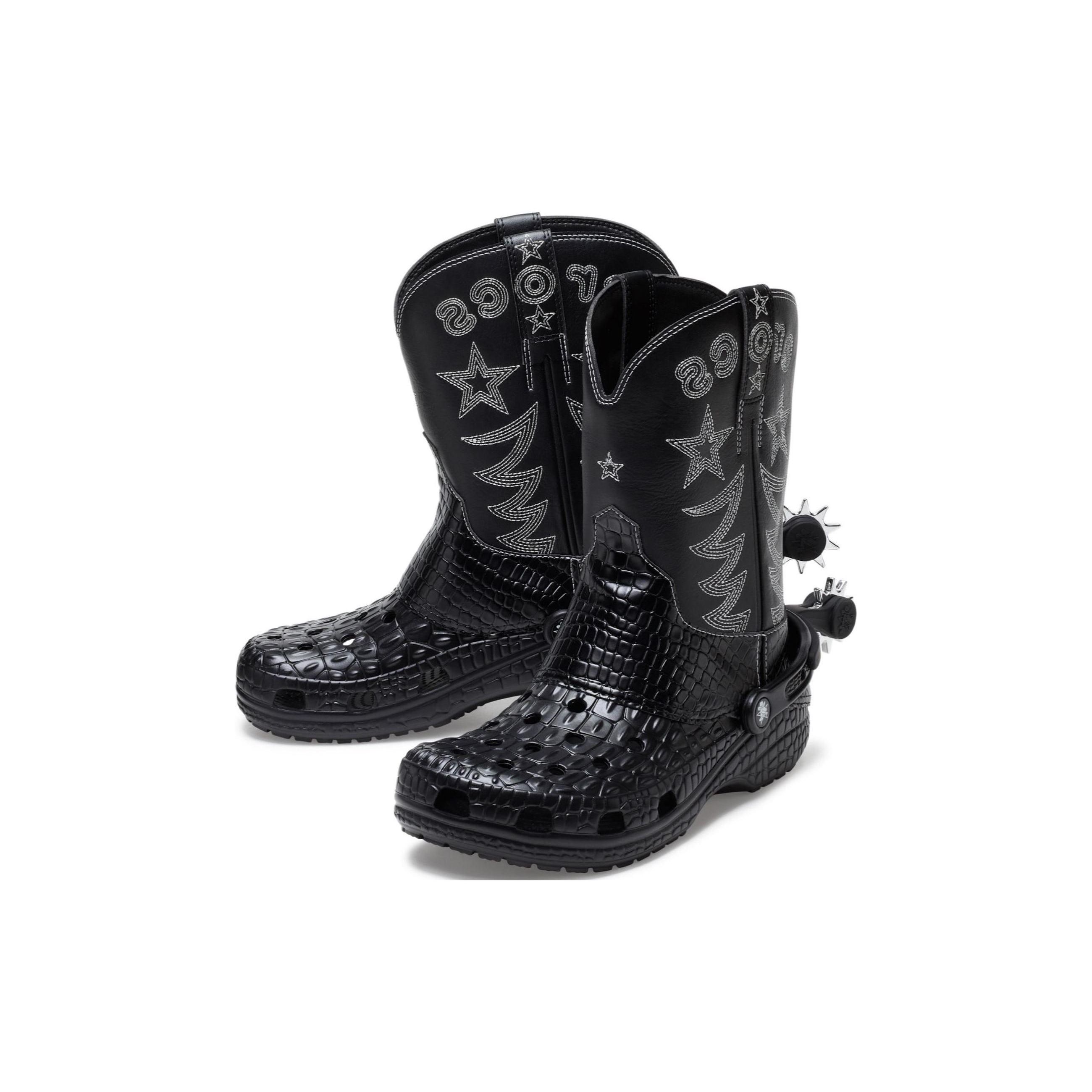 

Кроссовки Crocs Classic Cowboy Boot Черные унисекс 208695-001 36-37