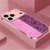 Luxury Pink Leopard & Lace phone case mobile phones for iphone 17 pro max cover Glass for iPhone 17 16 15 14 13 12 11pm Pro Plus