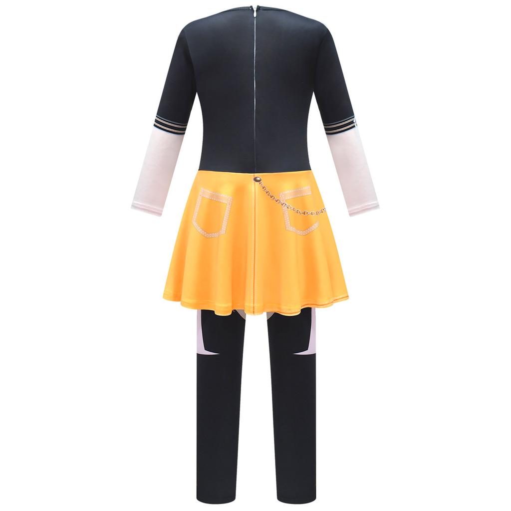 Children's Fun Printed Half body Skirt Pants And Jumpsuit