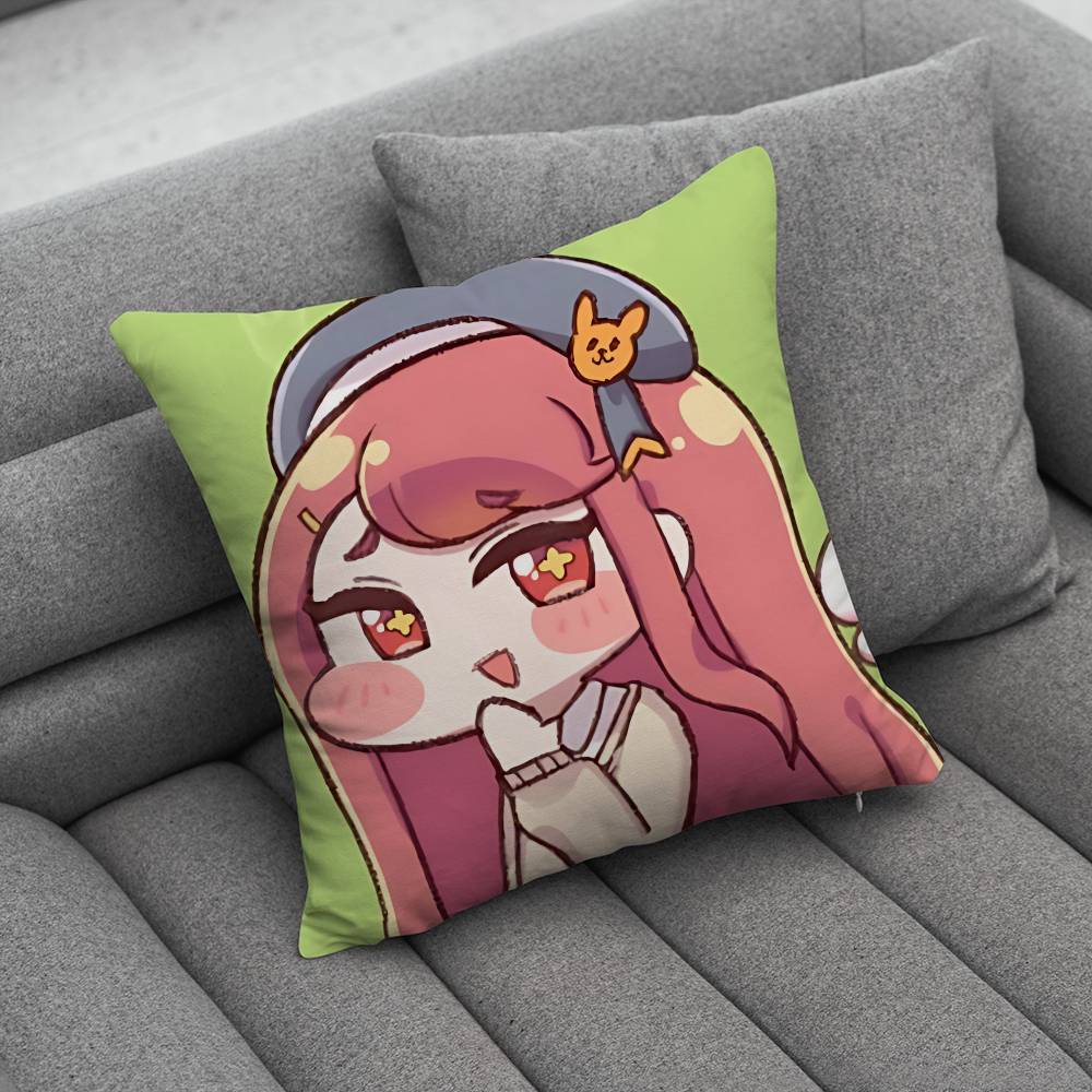 Cute Game TTrickcal Anime Pillowcase Casual Style Decoration Suitable for Home Decoration Excluding Pillow Core