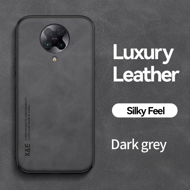 Funda For Xiaomi Poco F2 Pro Case Leather Car Magnetic Holder Phone Case For Poko Little F 2 PocoF2 Pro F2Pro Matte Back Cover