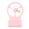Mini Desk Fan For Home Office, Rechargeable Handheld Fans With Customizable Light-Emitting Fonts, Battery Operated, LED Display Feature, Durable