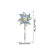 1/10Pcs Farm DIY Silver Laser Bird Repellent Pinwheels Rotating Windmill Outdoor Lawn Decor Garden Bird Repeller