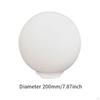 Acrylic Lamp Post Globe Ball Cover Decoration Lamps Posts Mounted Sphere Lampshade Replaces for