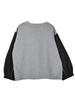 Xitao Contrast Color Patchwork O-neck Sweatshirts Pullover GJ1118