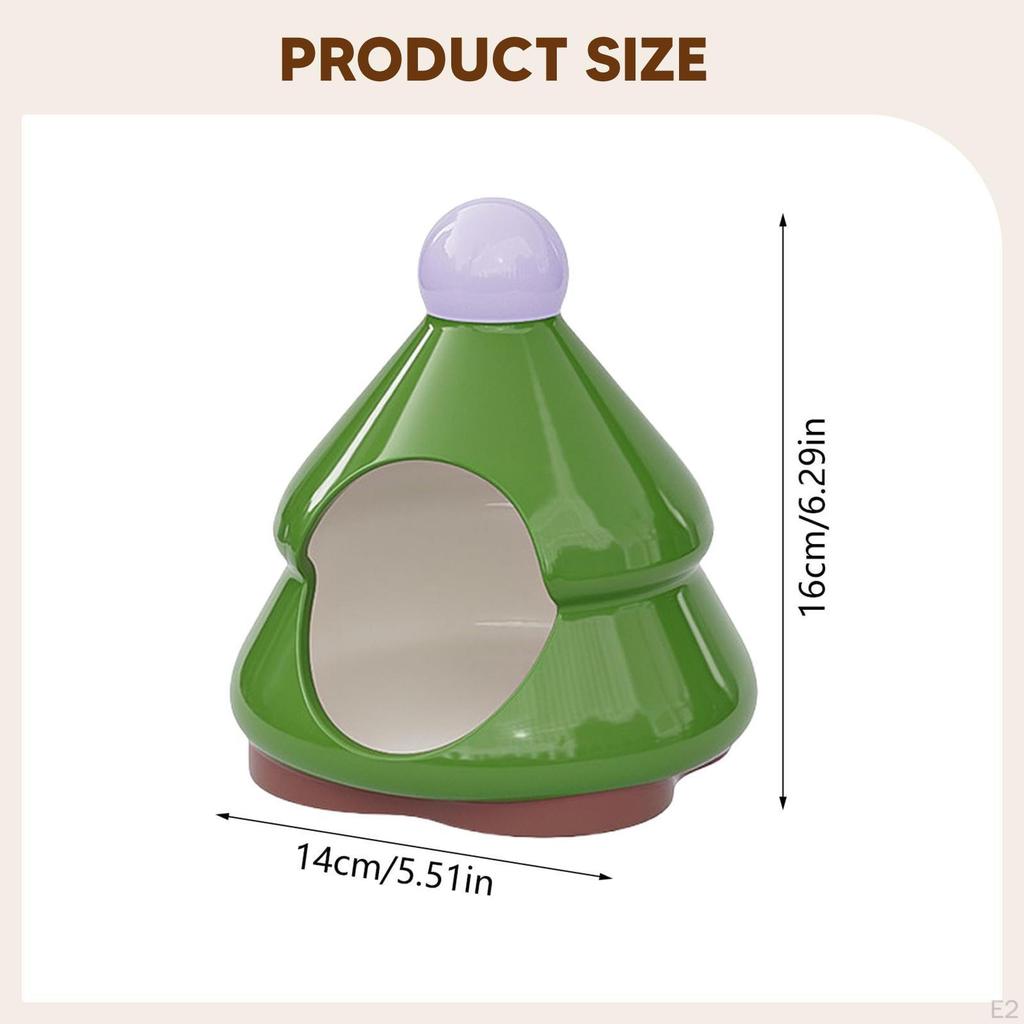 Hamster Versteck Baum Kleintiere Höhle Bett Nest Badezimmer Spielzeug Versteck Hütte Keramik Haustierhaus für Ratten