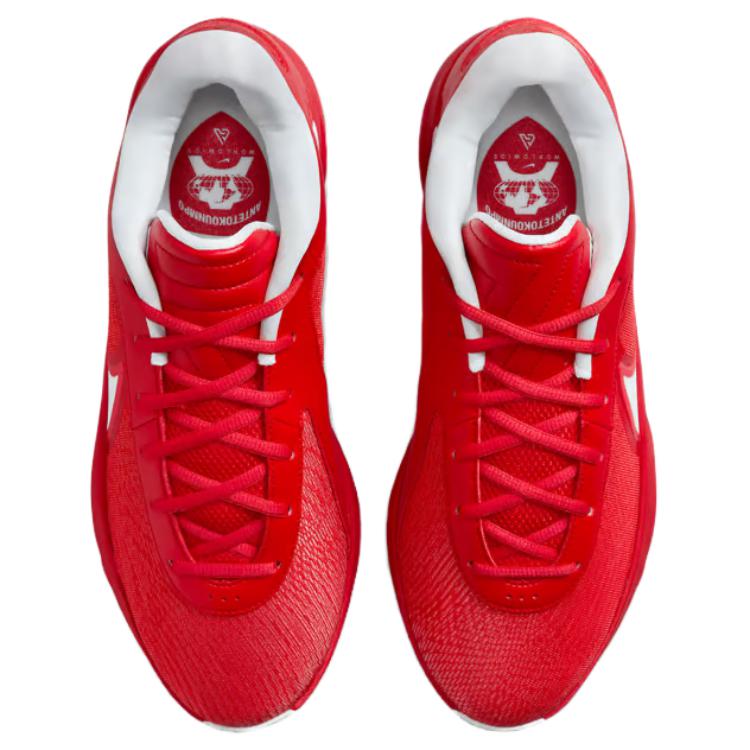 Nike Giannis Freak 6 TB University Red Unisex Sneakers White FV1292-600