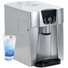3L Ice Maker Machine and Water Dispenser, 12kg in 24H, 2 Sizes 9 Ice Cubes Ready in 6-10 Mins Ice Machine, Silver