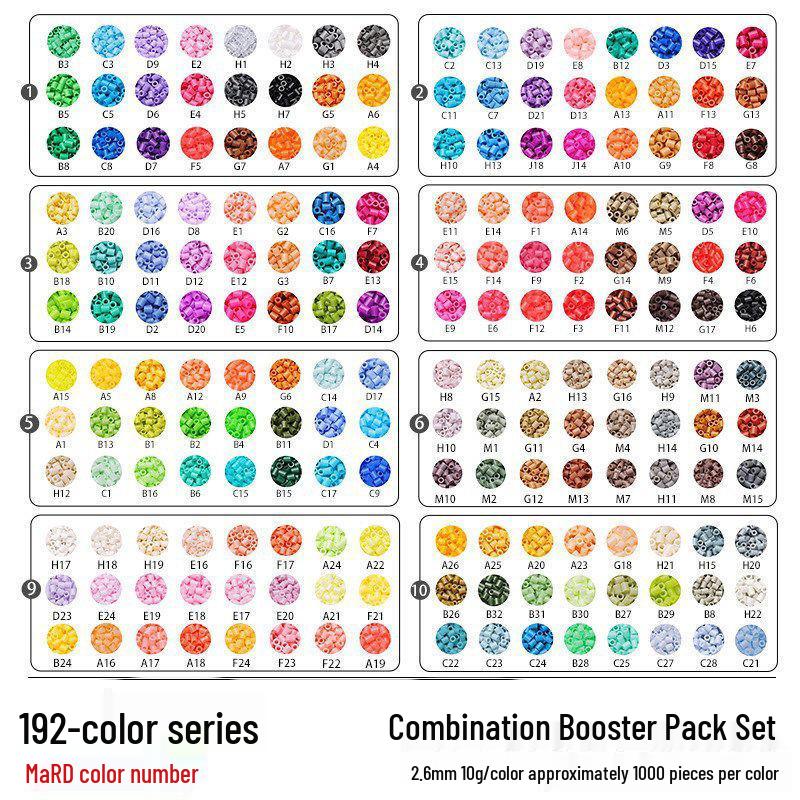 Haus 294 Color Fusion Perler Perlen Nachfüllset - 221 Spezialfarben DIY-Materialien