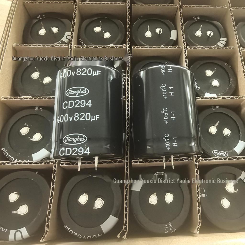 400V 820uF 40x50mm CD294 Horn-Type Capacitor for Welding Machine