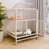 Iron Mesh Cat Cage Modern Indoor Duplex Luxury Creative Pet Villa Cat Cage Pet Supplies Stainless Steel Large Space Dog House