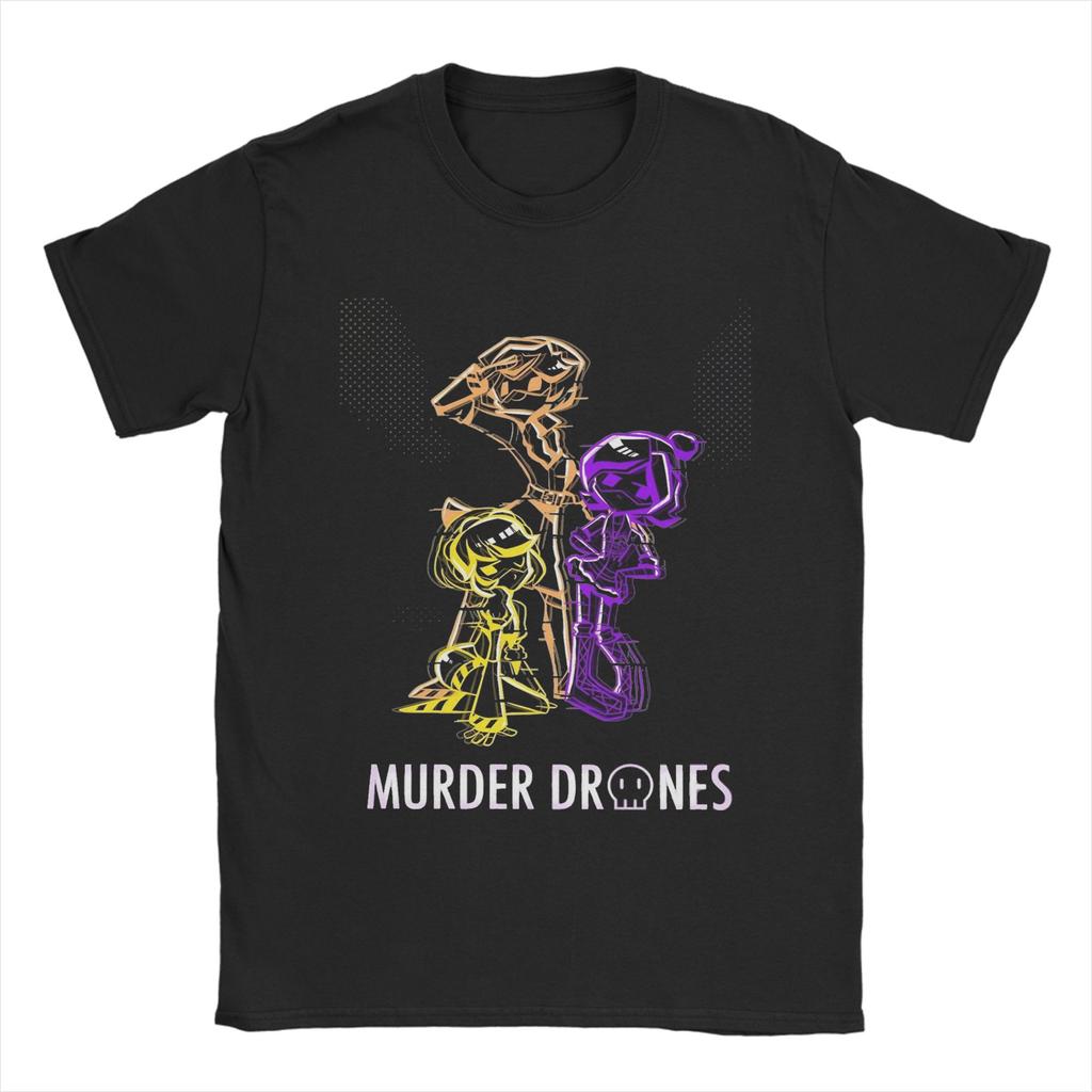 Murder Drones T-Shirts for Men Women Game Fashion Cotton Tee Shirt O Neck Short Sleeve T Shirts Summer Clothing