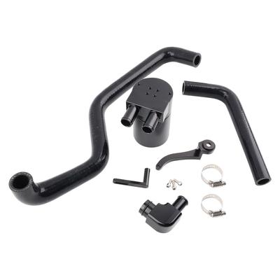 Turbo Double Baffle Oil Catch Can Kit Silicone Hose OCC Upgrade Aluminum for BMW B48 Engines B46 F20 F21 F22 F23 F32 F33 F36 325