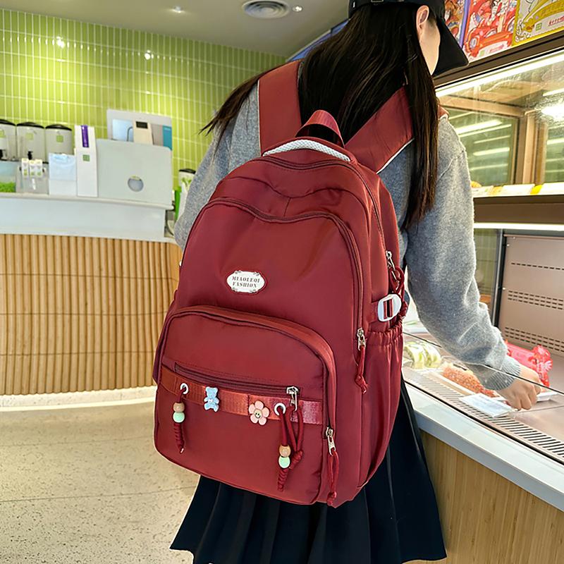 Student Schoolbag Girls Backpack High School Student Computer Travel Backpack