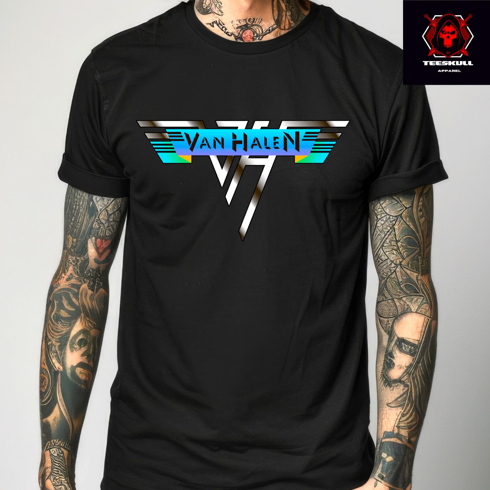 26 Van Halen Classic Rock Band Logo Tee Unisex Cotton T-SHIRT S-3XL Unisex T-Shirt L