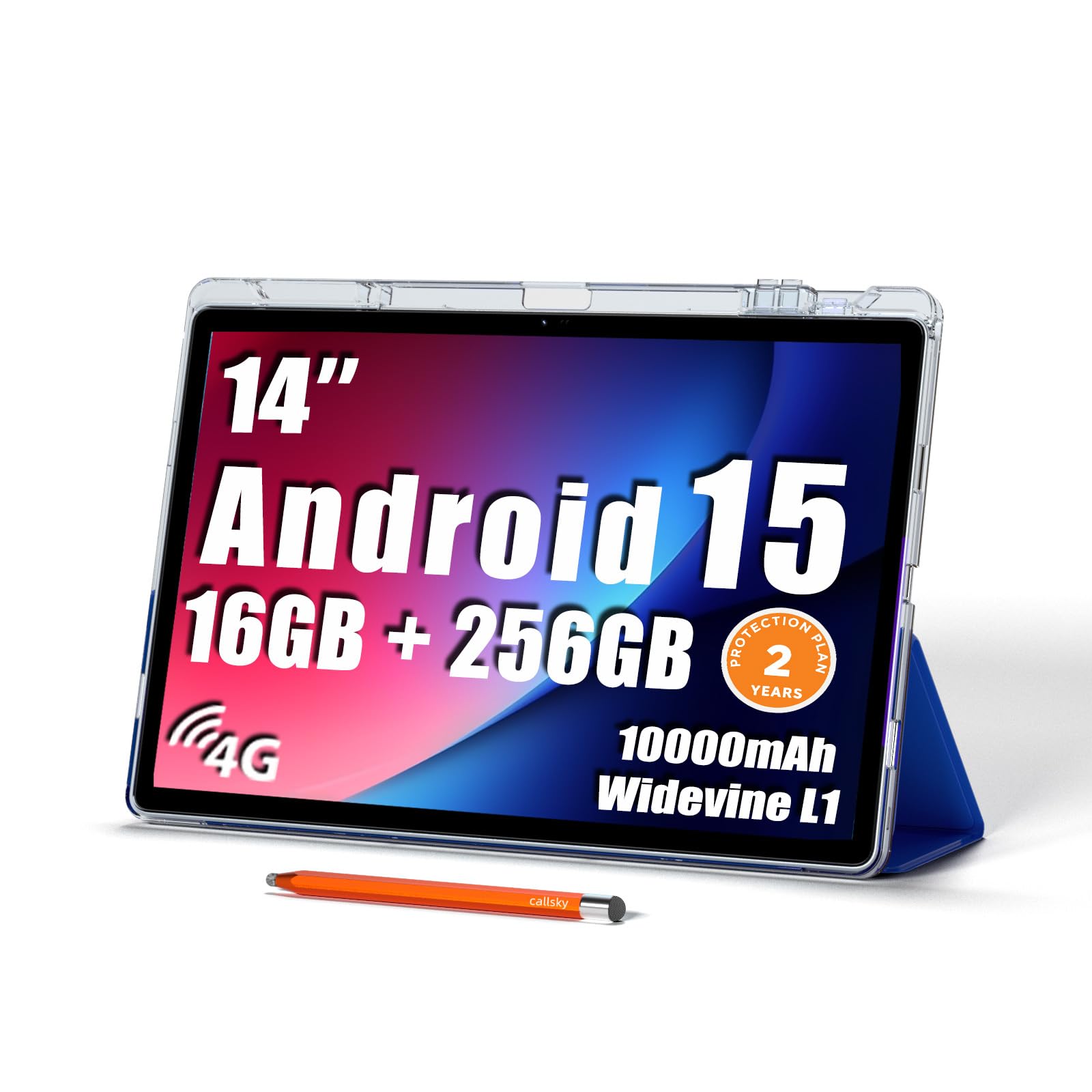 

15 T616 16GB 256GB 2TB 4G 1920x1200 IPS 10000mAh 18W PD Швидка Великий Екран Android 6 BT Widevine Розділений Гравітація та Світло Спеціальний Чохол Стилус [Android