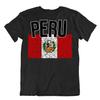 T-shirt Drapeau Pérou Mode Pays Souvenir Cadeau T-shirt Fierté logo