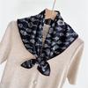 Fashion 70% Wool 30% Real Silk Scarf For Women Shawls Wraps Foulard Scarves Square Pashmina Female Hijab Bandana Kerchief 62Cm