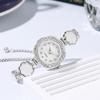 Sonnenblumen-Diamant-Inlay-Uhr mit Auszieharmband - Grenzüberschreitender Studentenstil