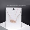 100 Pcs Necklace Chain Storage Necklace Card Pouches To Hold Loose Chain for Necklace Display Cards Jewelry Supplies