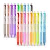 Four Candies 0.7mm Erasable Gel Pen Set, 18 Colors, Knock Type, Easy To Write and Erase, Perfect for Gifts, School