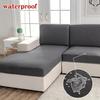 Wasserdichte Sofa-Sitzkissenbezüge Jacquard Elastisch Wohnsofa Schutzbezüge Luftstuhlabdeckungen Waschbare Abnehmbare Sofabezüge Wohnzimmer