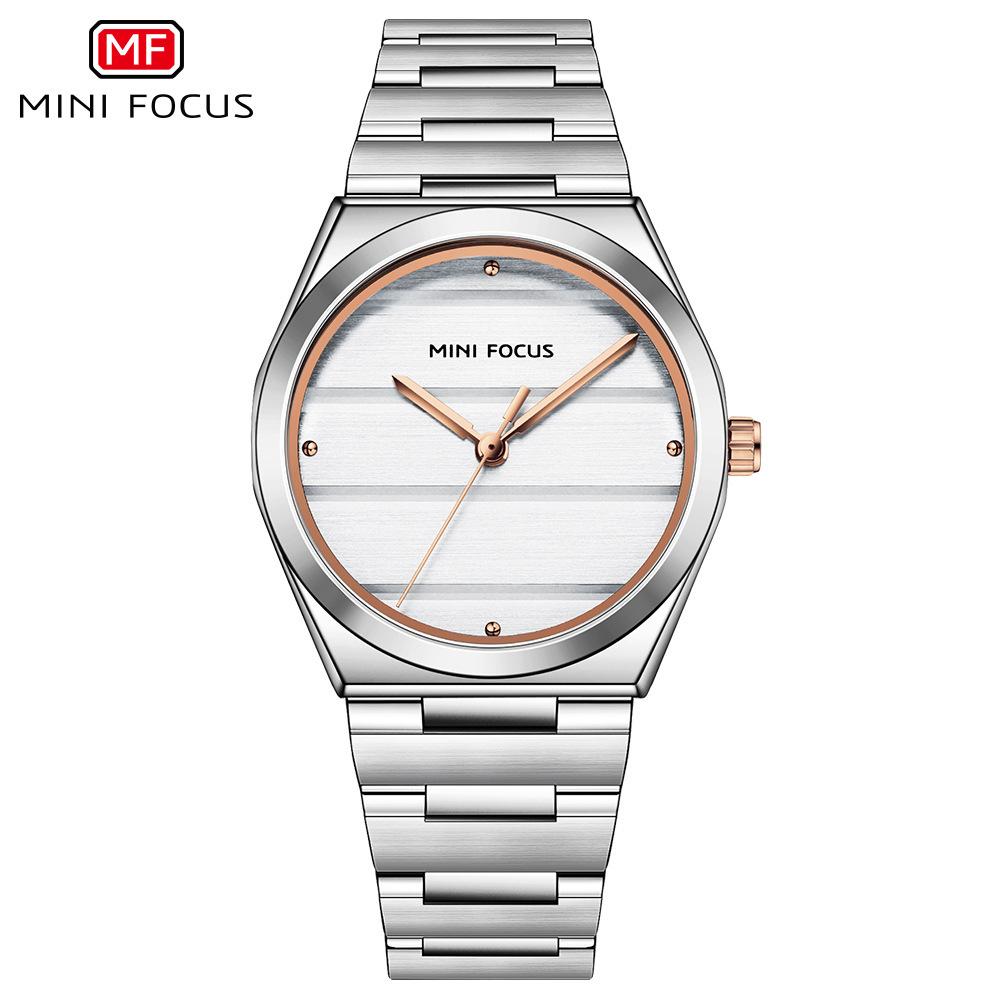 

Mini Focus Watch, Casual Business Women S Watch Waterproof Quartz Japanese Movement Steel Belt Women S Watch 0611L