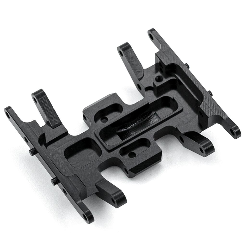 Aluminiumlegering Växellåda Base Skid Protection Plate Chassi Pansarbyten för 1/24 Axial SCX24