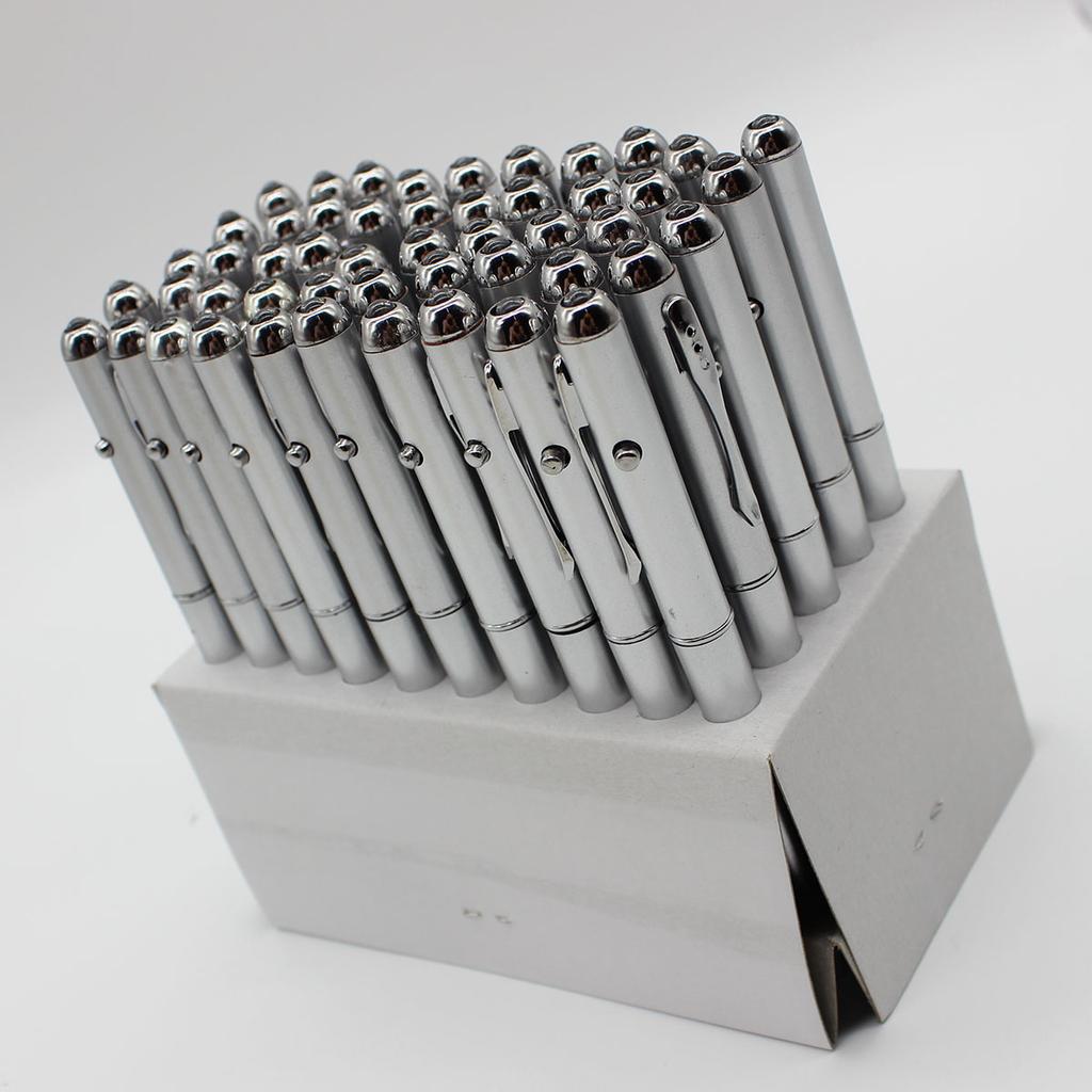 Multi-Purpose Invisible Rotary Ball-Point Pen with LED Light Counterfeit Detector School Office Supplies