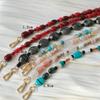 New Phone Accessory Long Cellphone Chain Anti Lost Universal Beaded Shoulder Neck Crossbody Phone Strap Phone Case Holder Chain