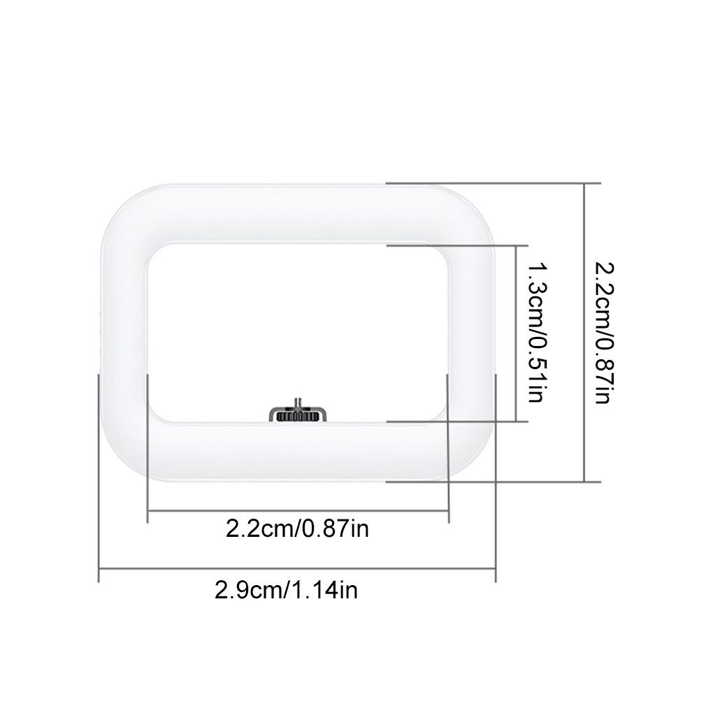 Rgb Handheld Rechargeable Led Ring Fill Light Portable Desktop Selfie Light For Phone Live Broadcast Photography