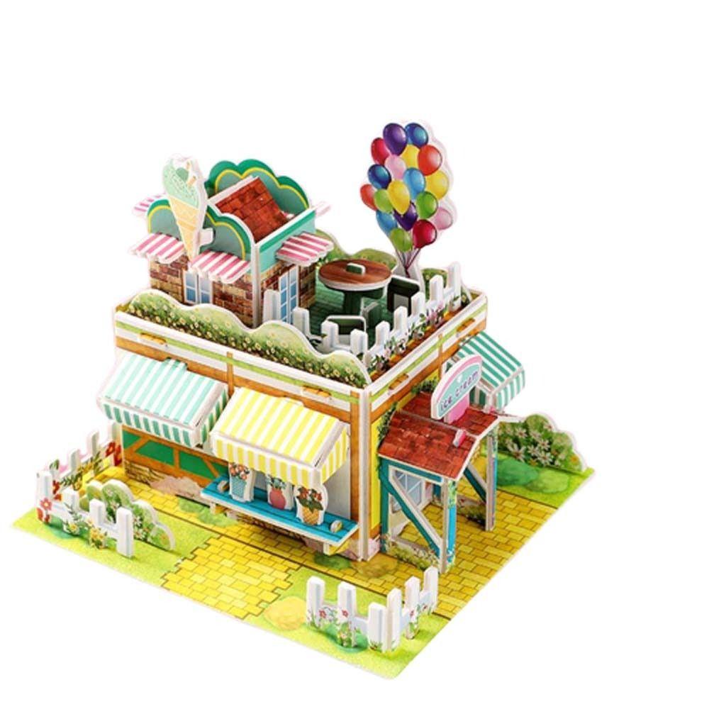 

Сборочные строительные блоки, 3D замок, строительные блоки, игрушка, модель дома «сделай сам», головоломка, рождественские подарки 20